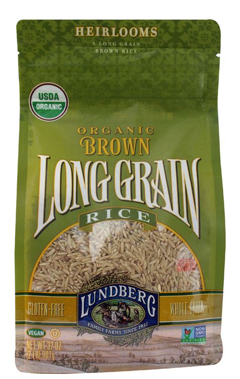 Lundberg Organic Long Grain Brown Rice 2 Lbs Vitacost