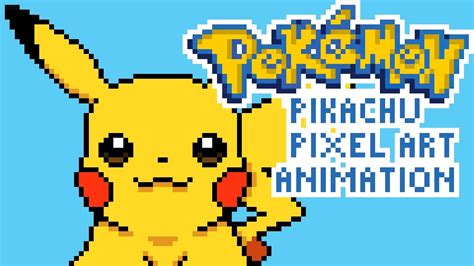 Pikachu pixel art, pixel art pokemon, bead, pokemon png. Pokemon Pikachu Pixel Art and Animation by PXLFLX - YouTube