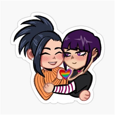 Momojirou Rainbow Pride Flag Sticker For Sale By Olldoll Draws