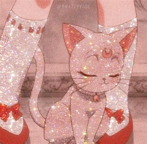 Anime Cat Pink Aesthetic Sailor Moon Wallpaper Sailor