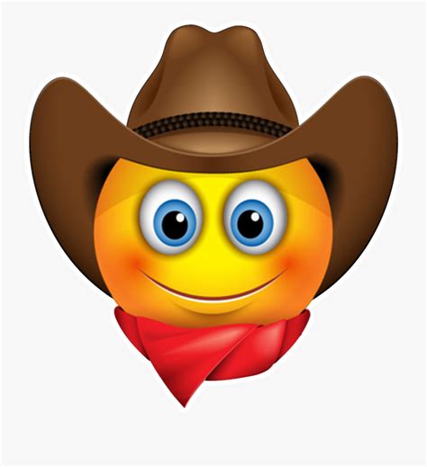 Emoticon Smiley Sunglasses Cowboy Emoji Free Download Smiley Cowboy