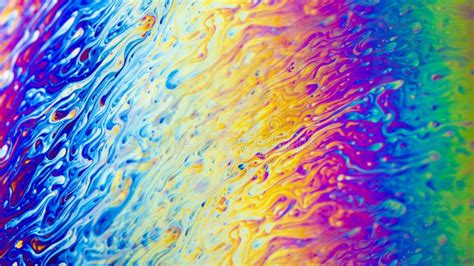 Abstract Colorful And Vibrant Background Close Up View Stock Photo