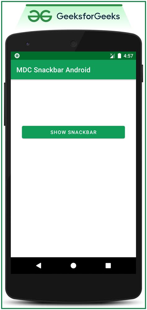 Componentes De Diseño De Materiales De Snackbar En Android Barcelona