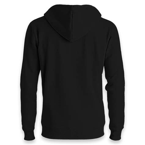 Black Zip Hoodie Jacket Unisex Black Tshirt Tshirtwala