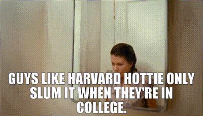Yarn Guys Like Harvard Hottie Only Slum It When They Re In College