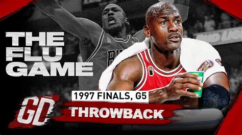 Michael Jordan Famous Flu Game Game 5 Highlights Vs Jazz 1997 Finals
