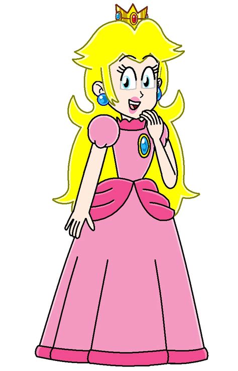 Princess Peach Without Long Gloves By Princesspuccadominyo On Deviantart