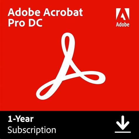 Buy Adobe Acrobat Pro DC PDF Converter Month Subscription With Auto Renewal Billed