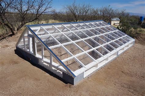 This step by step diy project is about diy attached greenhouse translucent panels. Greenhouse made with TUFTEX PolyCarb Clear panels near Tucson, Arizona. | Greenhouse farming ...