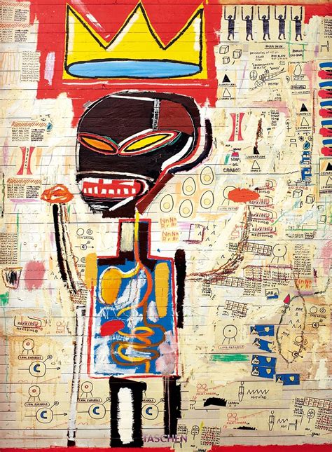 Jean Michel Basquiat Crown Basquiat Crown Jean Michel Mens Hoodie