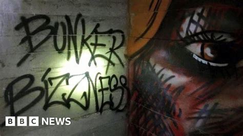 Graffiti On Wwii German Naval Bunker Bbc News