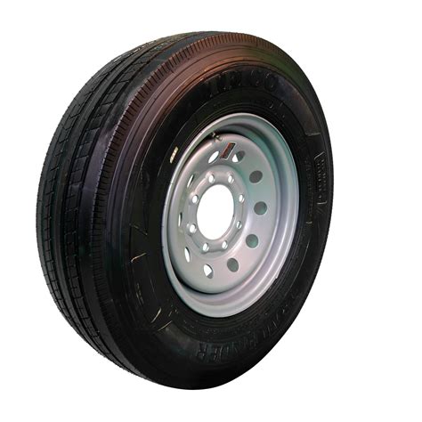 Trailfinder 16 14 Ply Radial Trailer Tire And Wheel St 23580 R16 8 L