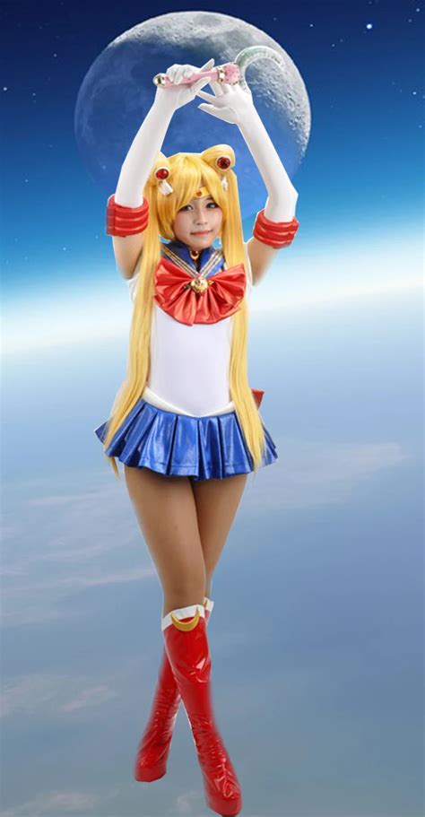 Envío Gratis Sailor Moon Princess Sailor Moon Tsukino Usagi Maquillaje Traje De Cosplay Del