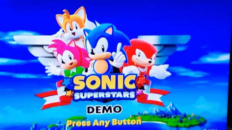 Sonic Superstars Title Screen And Intro Youtube