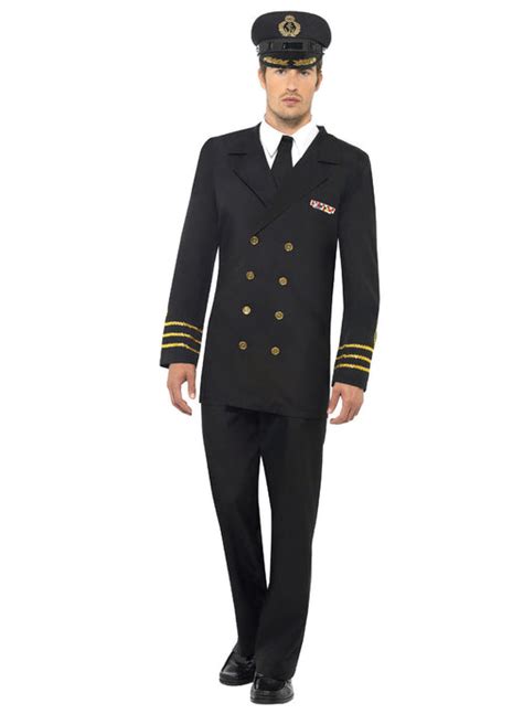 Navy Officer Costume Adult — Party Britain
