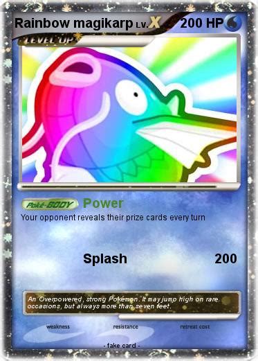 Pokémon Rainbow Magikarp 1 1 Power My Pokemon Card