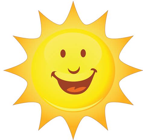 Smiley Smiling Sun Clip Art Summer Png Download 25002456 Free