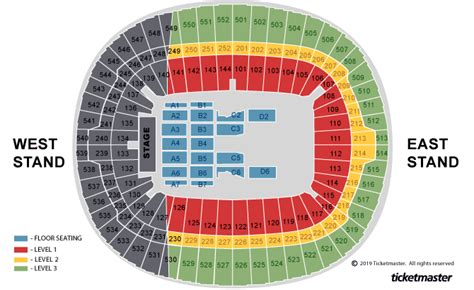 Wembley Arena Seating Map Mijacob