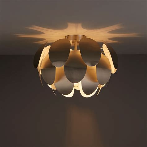 About 33% of these are chandeliers & pendant lights, 0% are led wall lamps. Fleurus Brushed chrome Ceiling light | Departments | DIY ...