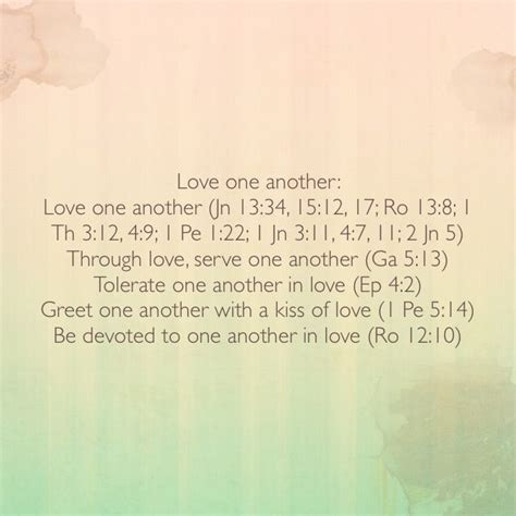 One Another Scripture Love One Another First Love Spiritual