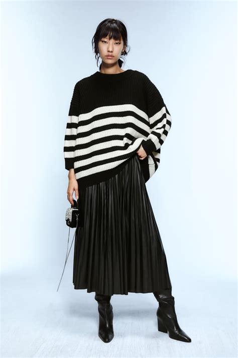Zara Oversized Striped Sweater 06873105 I2019