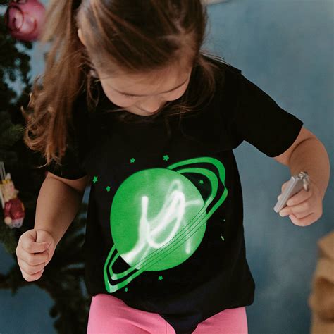 Solar Glow In The Dark Interactive Kids T Shirt By Little Mashers ...