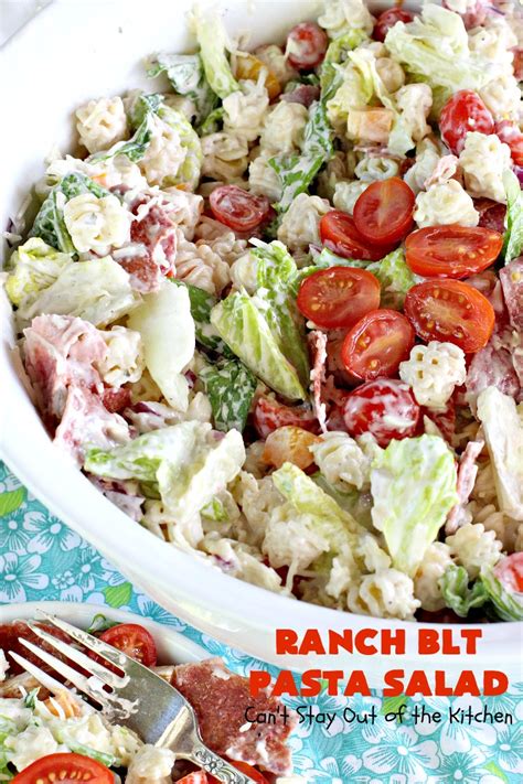 Ranch Blt Pasta Salad Cant Stay Out Of The Kitchen