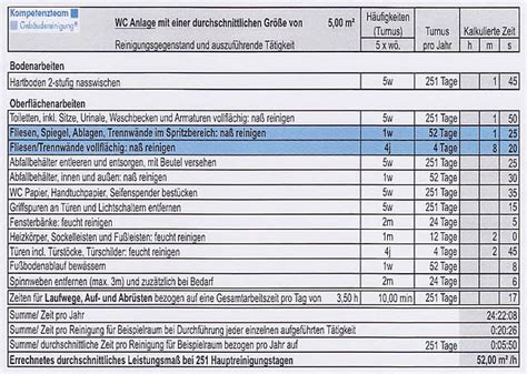 / es werden zur reinigung ausschließlich. Leistungsverzeichnis Gebäudereinigung Excel - Muster Leistungsverzeichnis Mittel Fur Objekte ...