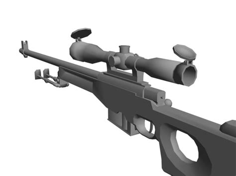 3d 3ds Rifle Sniper