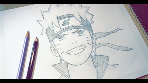 How To Draw Naruto Uzumaki Easy Tutorial Step By Step Hd Youtube