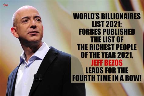 Worlds Top Billionaires List 2021 The Enterprise World