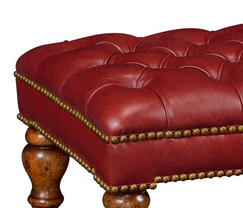 Large Chesterfield Style Footstoolottoman