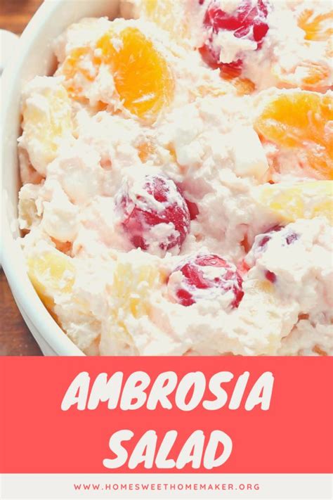 Healthy ambrosia fruit salad recipe. Ambrosia Fruit Salad in 2020 | Ambrosia fruit salad ...
