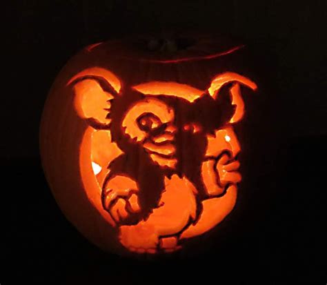 Gremlins Gizmo Halloween Jack O Lantern Pumpkin Carving Pumpkin