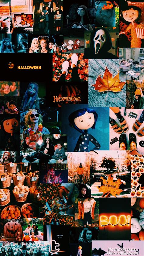 Halloween Collage Wallpapers Wallpaper Cave