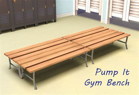 Mod The Sims Pump It Gym Bench
