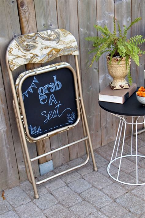 By april wilkerson on june 19, 2020. DIY: Folding Chair Makeover with Chalkboard Bottoms