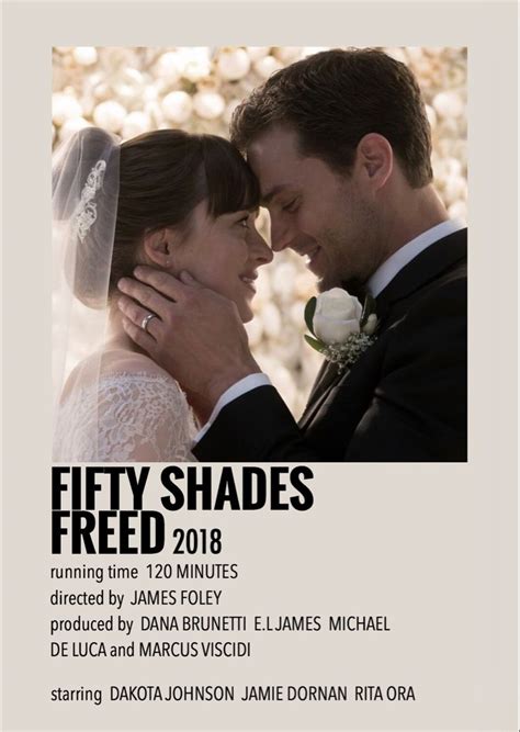 fifty shades freed by millie movie posters minimalist romance movie poster film posters