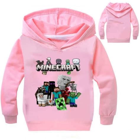 Minecraft Hoodie Hooded Sweatshirt Toy Game Shop