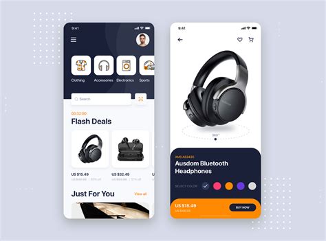 E Commerce Store Mobile App Ui Kit Template By Hoangpts On Dribbble