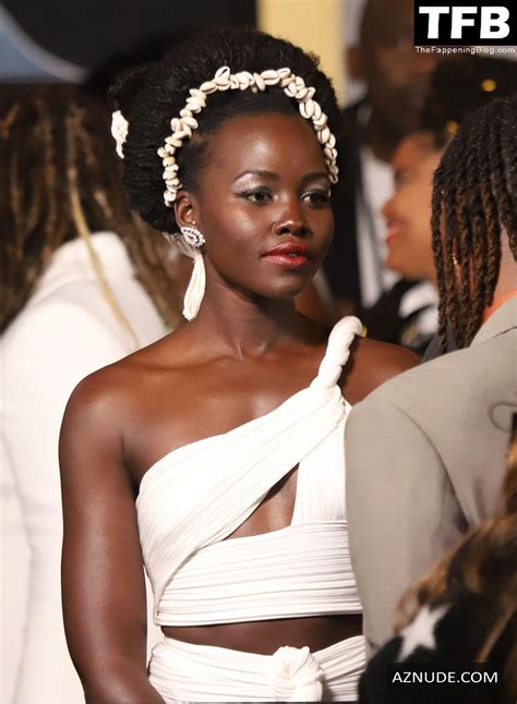 Lupita Nyongo Sexy Seen Flaunting Her Stunning At The Black Panther Wakanda Forever Premiere In