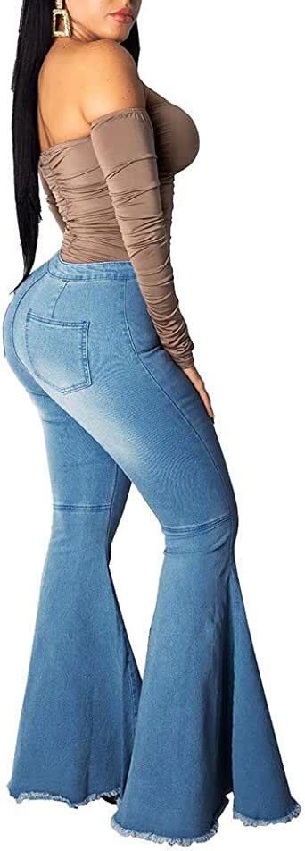 Sporttin Womens Butt Lift Jeans Elastic Stretch Classic High Waist