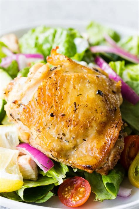 oven roasted greek chicken thighs bodytech
