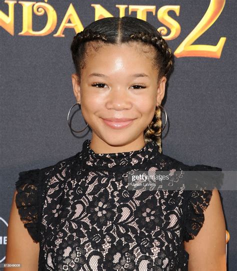 Actress Storm Reid Attends The Premiere Of Descendants 2 At The