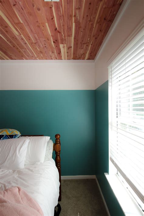 How To Paint A Diy Color Block Wall
