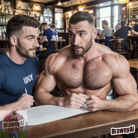 finals can wait 📚 these college jock hunks are at the pub planning their next epic party