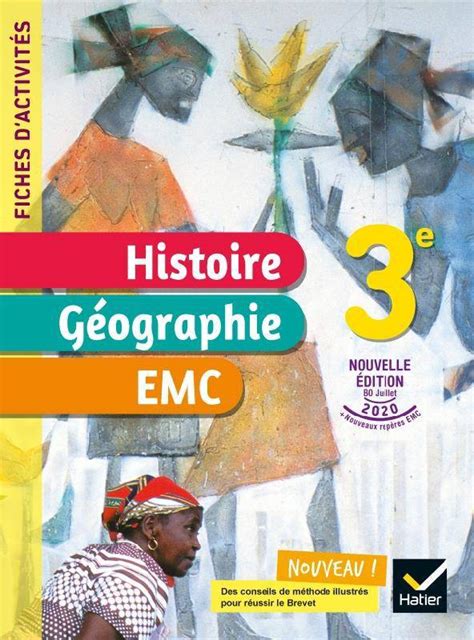 Livre Fiches Dactivités Histoire Géographie Emc 3e Ed 2021