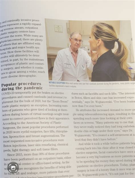 Dr Wojtanowski Featured In Outpatient Surgery Magazine