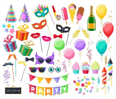 Happy Birthday Celebration Party Carnival Festive Background Colorful