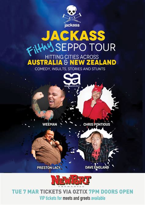 Jackass Filthy Seppo Tour Hits The Newport Fremantle X Press